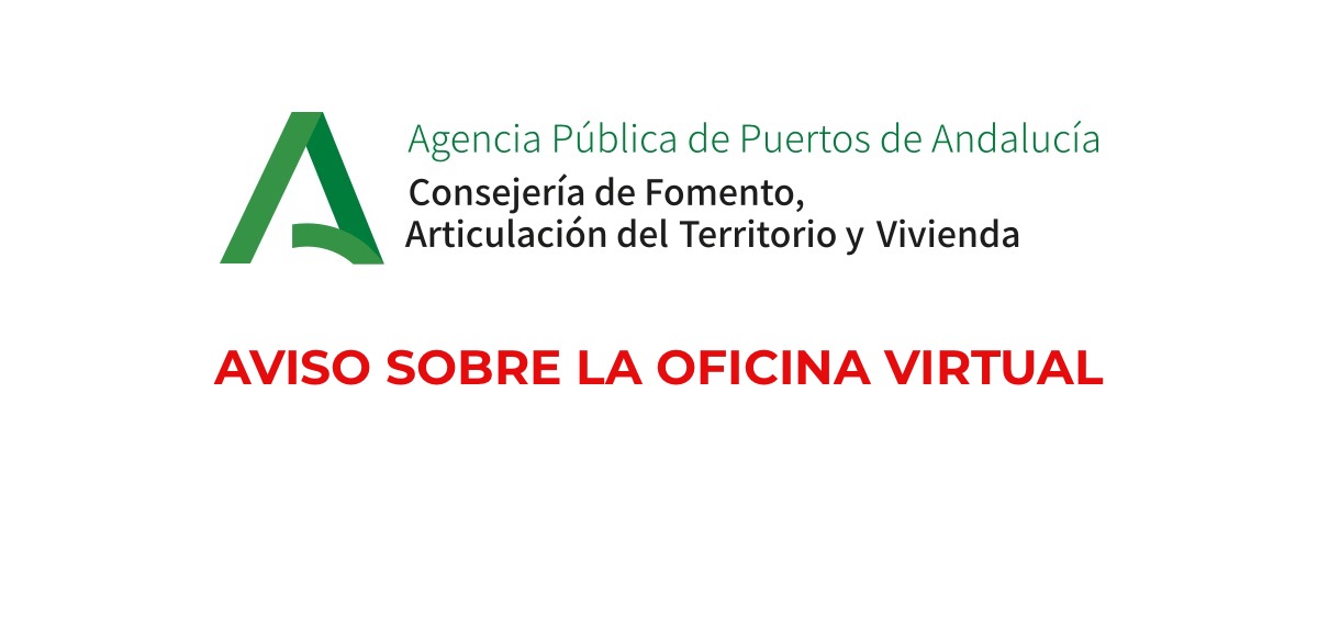 Aviso sobre la Oficina Virtual