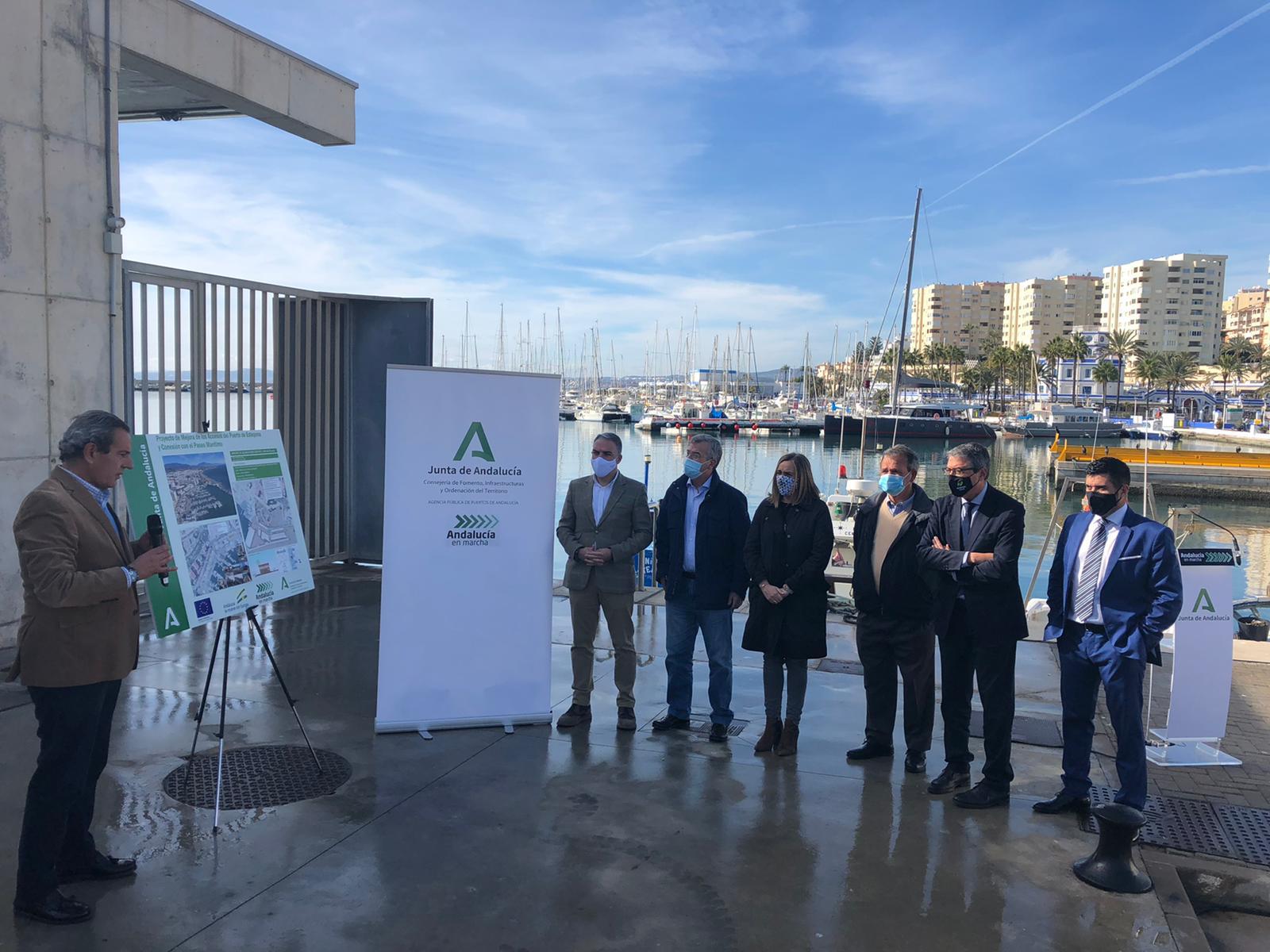 COMIENZAN LAS OBRAS DE LOS ACCESOS Y CONEXIÓN DEL PUERTO DE ESTEPONA CON EL PASEO MARÍTIMO 