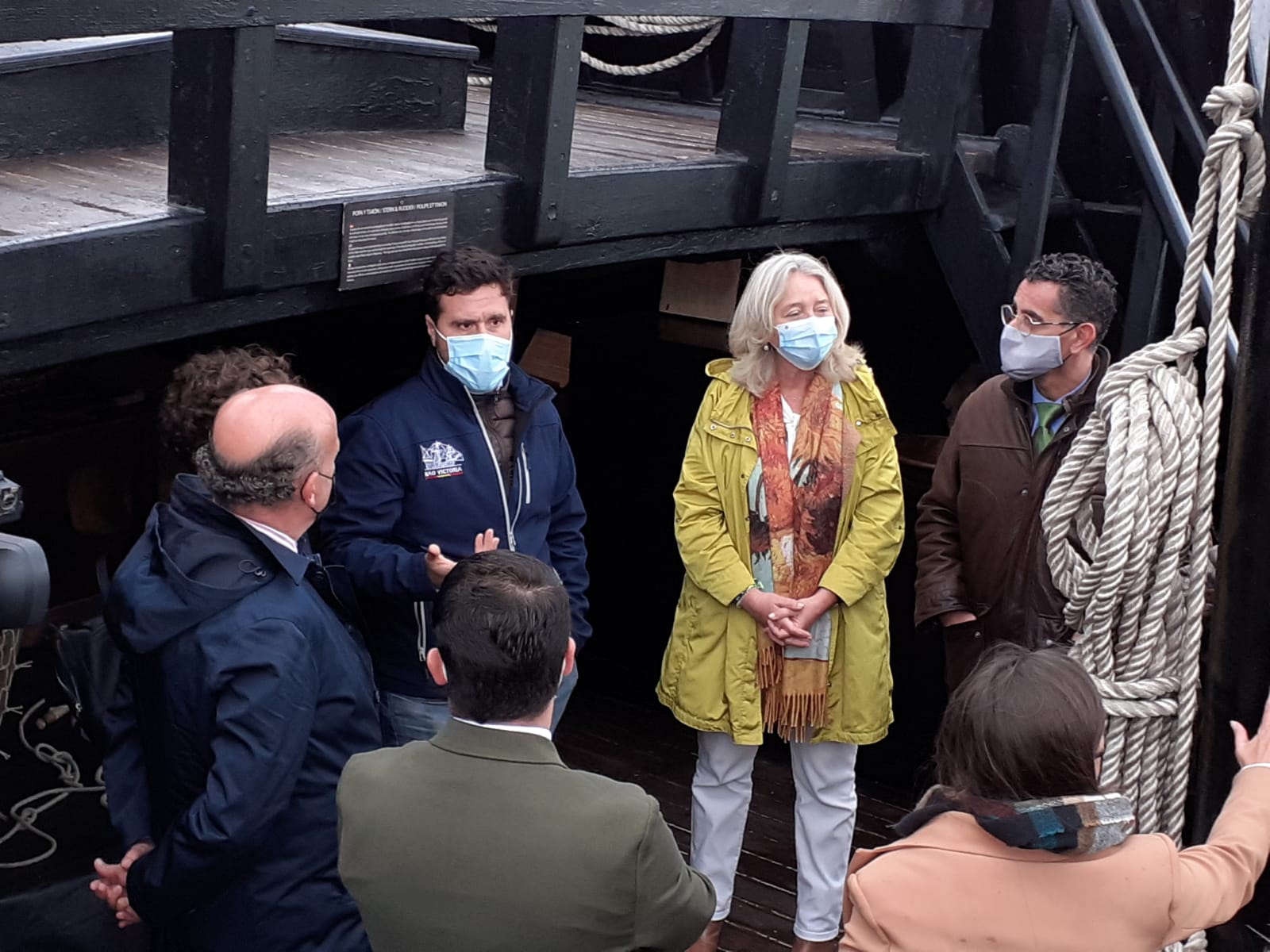 LA NAO VICTORIA VISITA EL PUERTO DE BARBATE DONDE PERMANECERÁ HASTA EL 13 DE DICIEMBRE