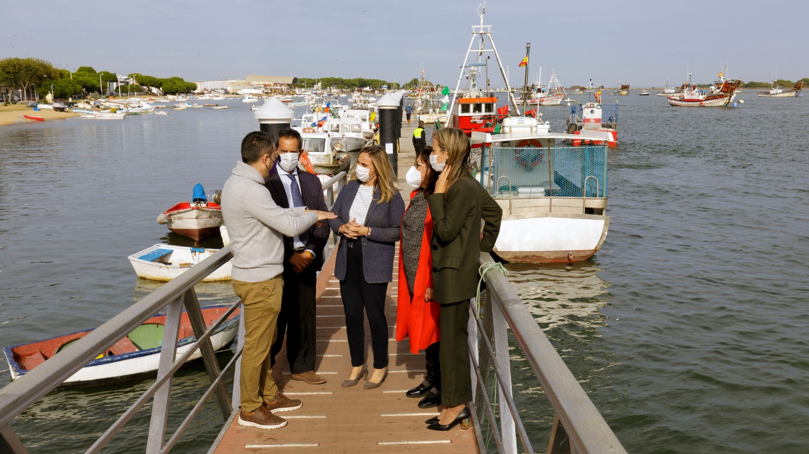 MARIFRÁN CARAZO PONE LA PRIMERA PIEDRA DE LA REFORMA INTEGRAL DEL PUERTO DE PUNTA UMBRÍA