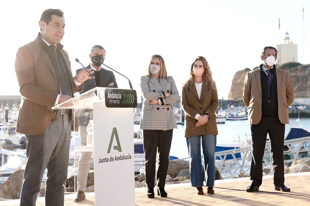  MORENO ANUNCIA LA MODERNIZACIÓN DE LA LONJA DE CONIL Y DESTACA LAS INVERSIONES EN LOS PUERTOS ANDALUCES PARA IMPULSAR LA ECONOMÍA AZUL
